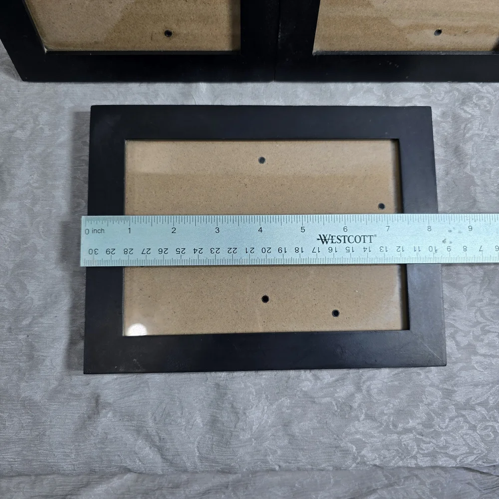 COMING SOON 3PC Modern Black Wood Gallery Wall Frames Minimalist Designer